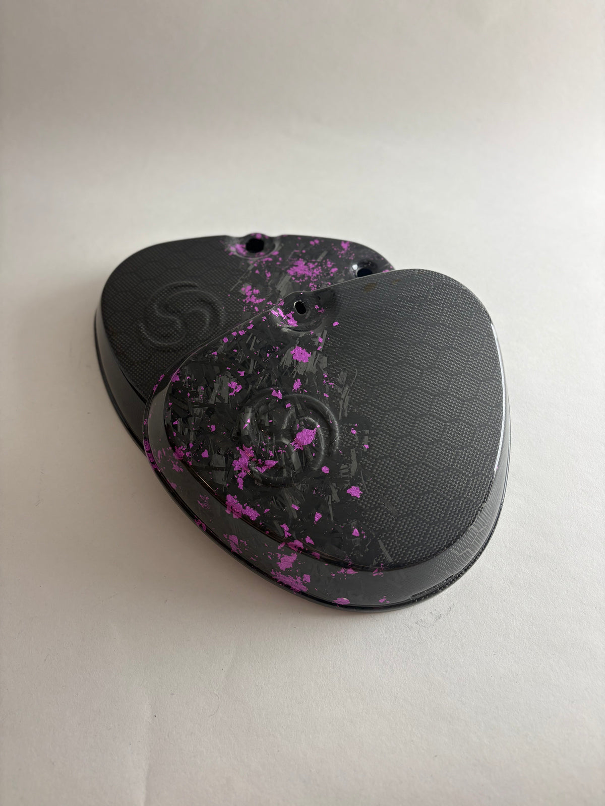 Carbon Seitendeckel Simson Honeycomb mit Forged Lila - Sofort Verfügbar!